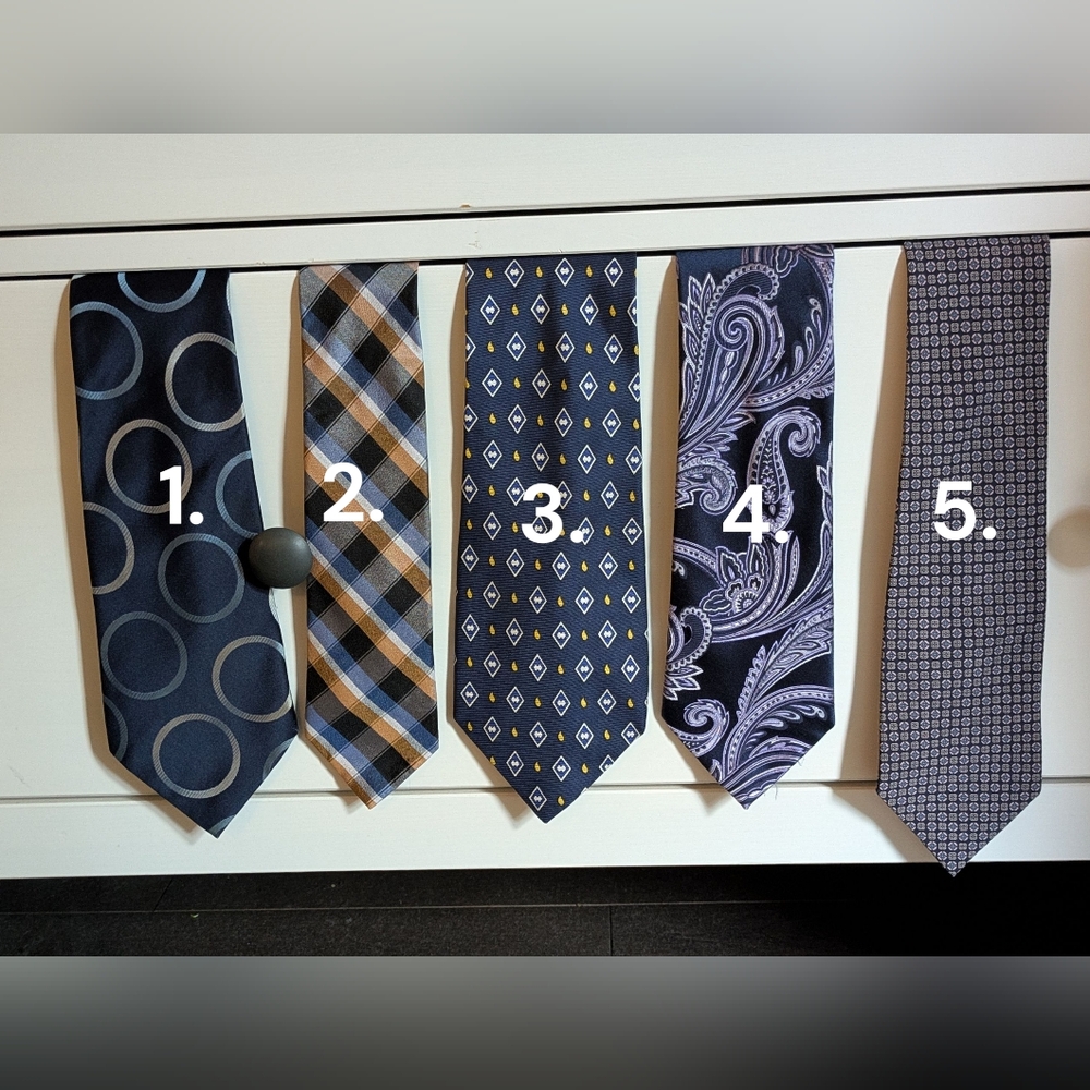 Various Brand Silk Ties